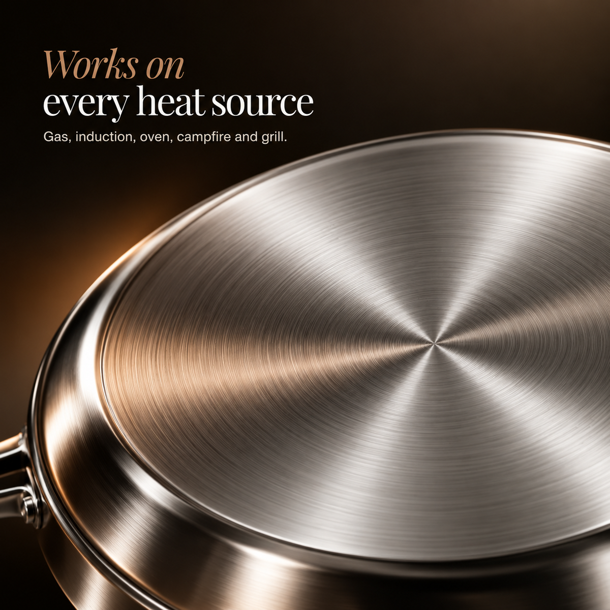 Titan Craft - Hammered Titanium Pan