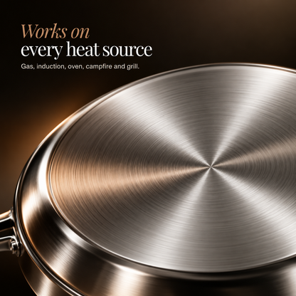 Titan Craft - Hammered Titanium Pan